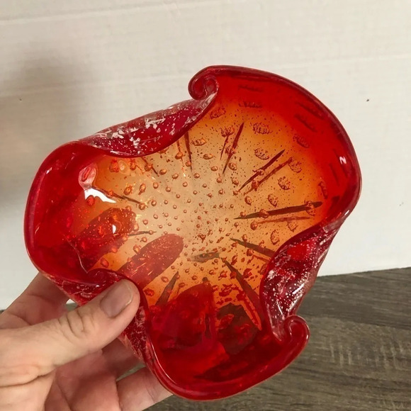Art Glass Bullicante  Bowl - Picture 6 of 12